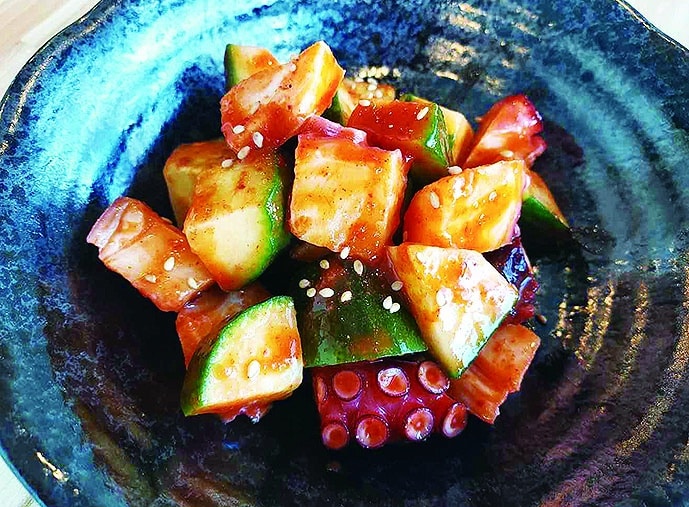 Tako-kimchi-Cucumber