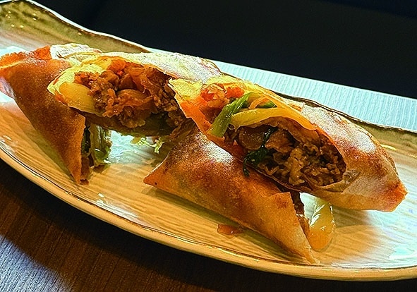 Sukiyaki Spring Rolls
