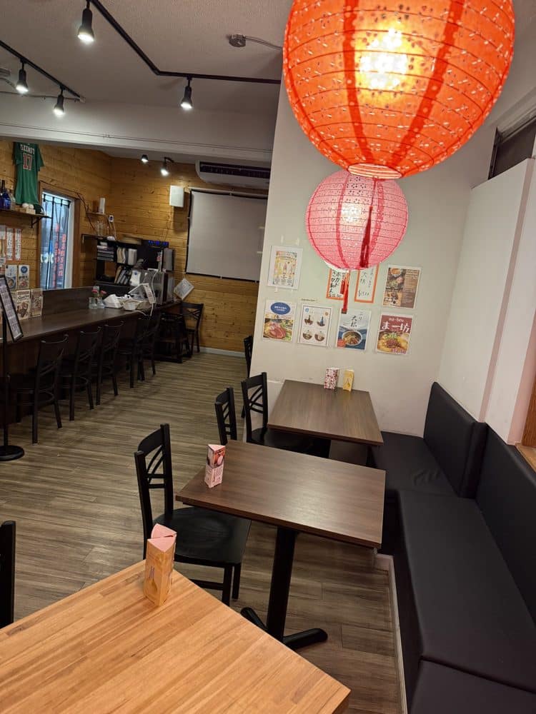 Lanterns over the counter